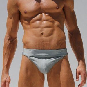 Rufskin Domino Anatomic Men's Sport Cup Pouch Silver, Size Large (32-34"), NWT